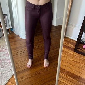 7 for all mankind maroon pants